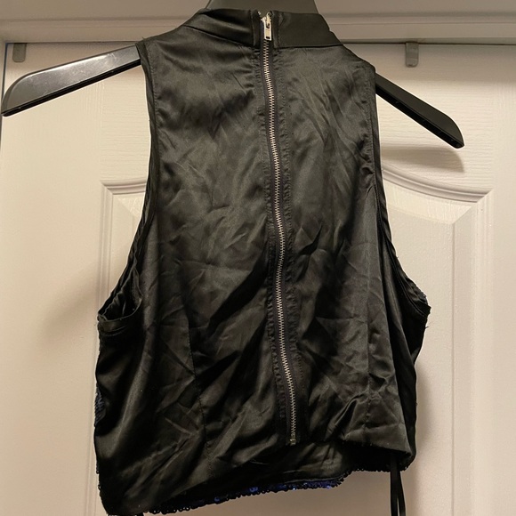 Bebe sequin crop top - Picture 2 of 6